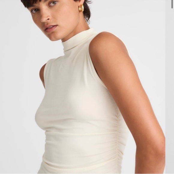 Madewell Tops - Madewell Ruched Mockneck Tank